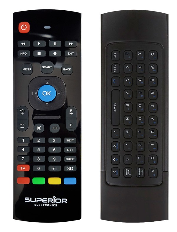 Superior SMART TV s QWERTY klávesnicí